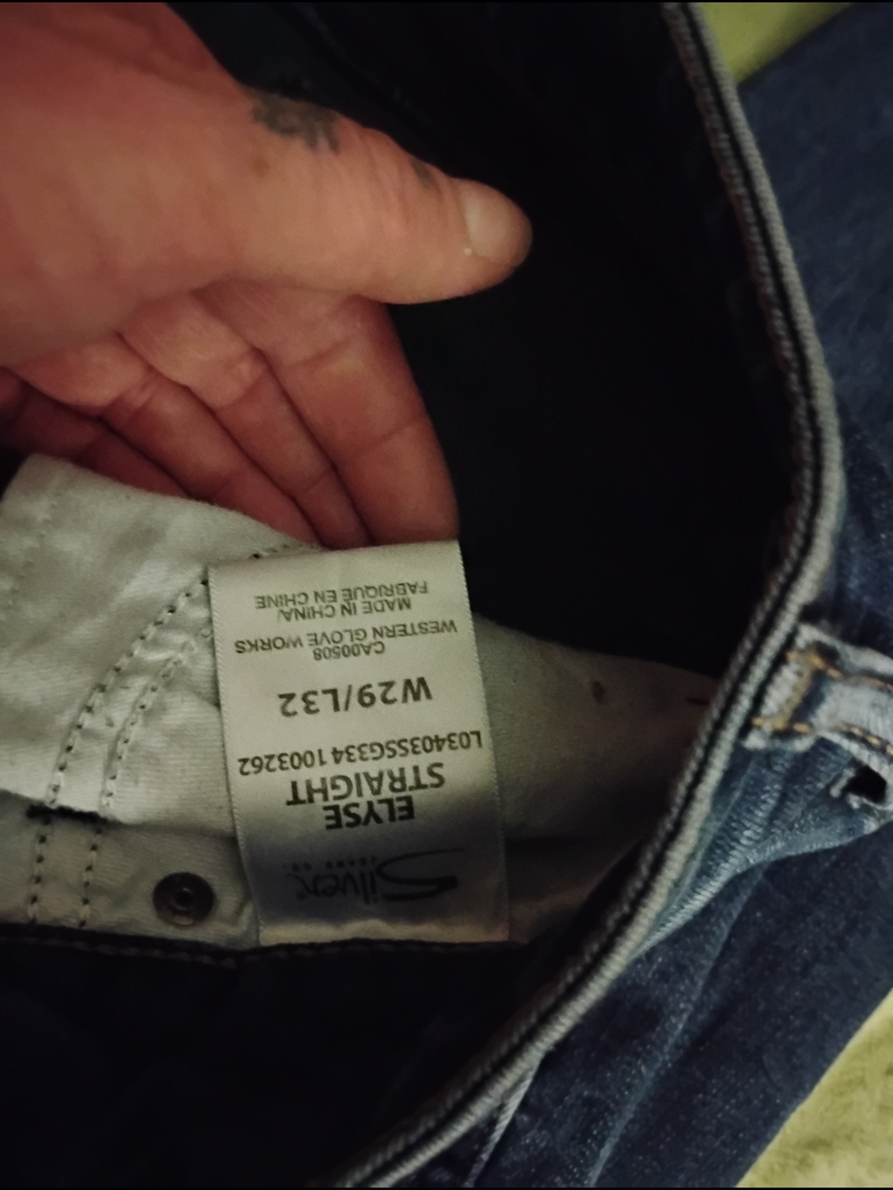 Silver Elyse Straight Jeans - Blue